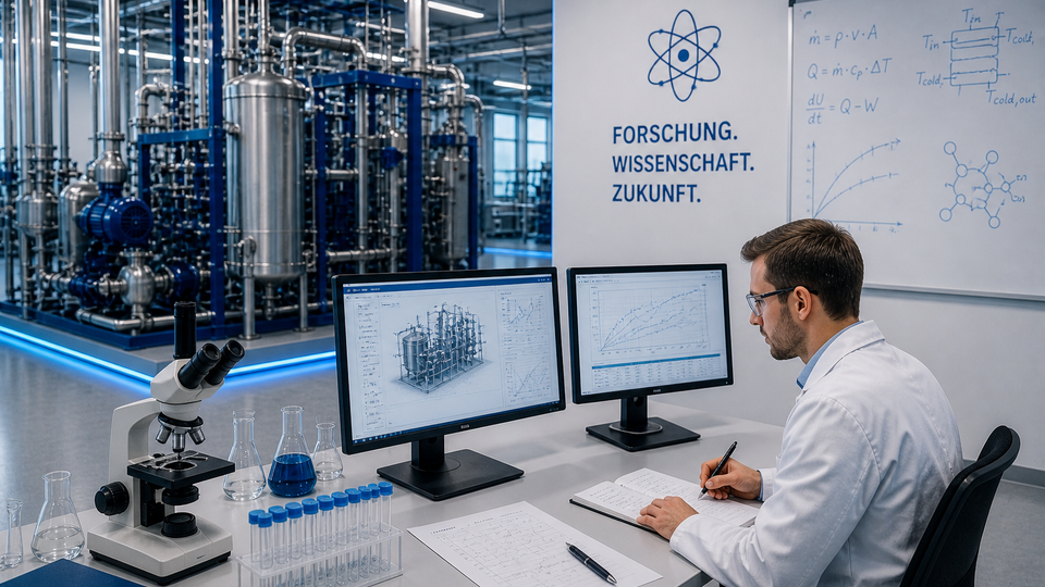 Moderne Forschungsumgebung im Labor